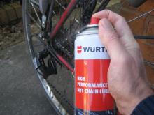 Würth dry chain lubricant