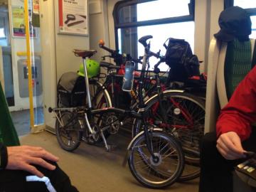 Bikes on a Train bikes on a train