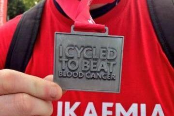 Cycling to beat blood cancer